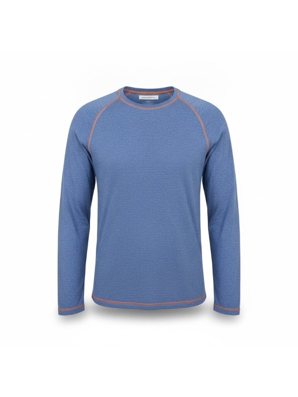 Johnston & Murphy Mens Blue Long Sleeve Crewneck Shirt Size L